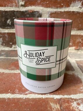 Holiday Spice Scented Soy Candle 8 ounce